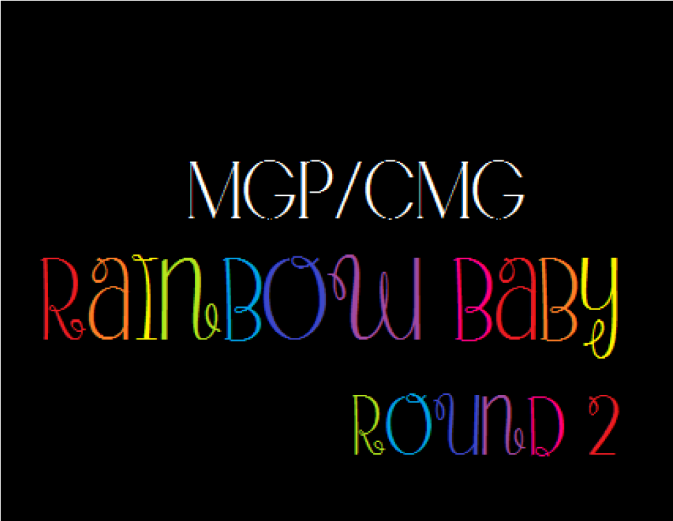 Cmg Rainbow Baby Round 2 - Graphic Design (980x980), Png Download
