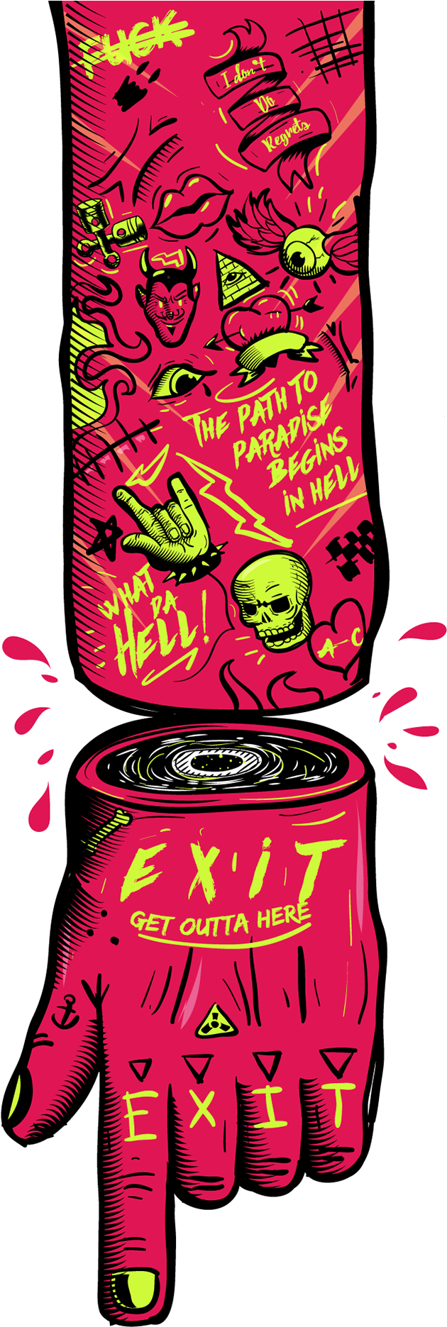 Hot As Hell - Graphic Design (1920x1961), Png Download