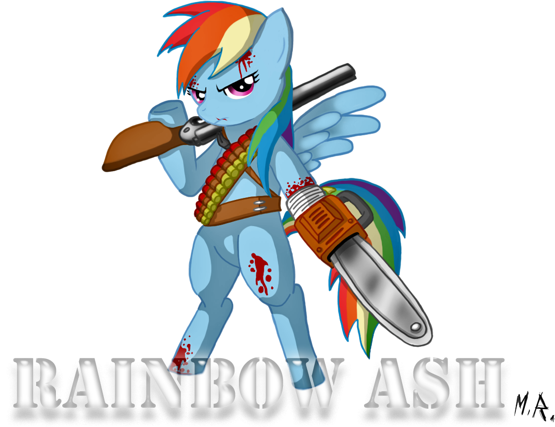 Evil Dead A Fistful Of Boomstick Evil Dead Hail To - My Little Pony Evil Dead (1011x791), Png Download