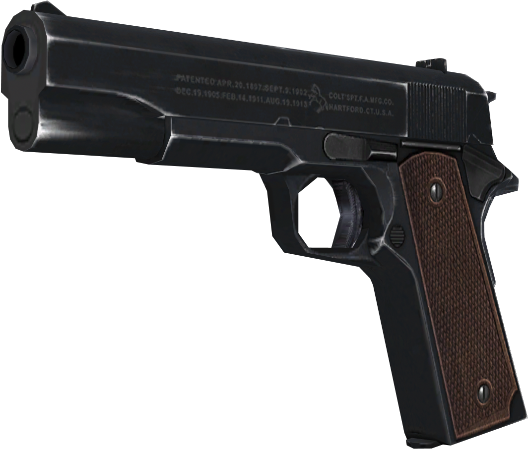 M1911 Model Waw - Glock Pearce Magazine Extension (1400x1167), Png Download