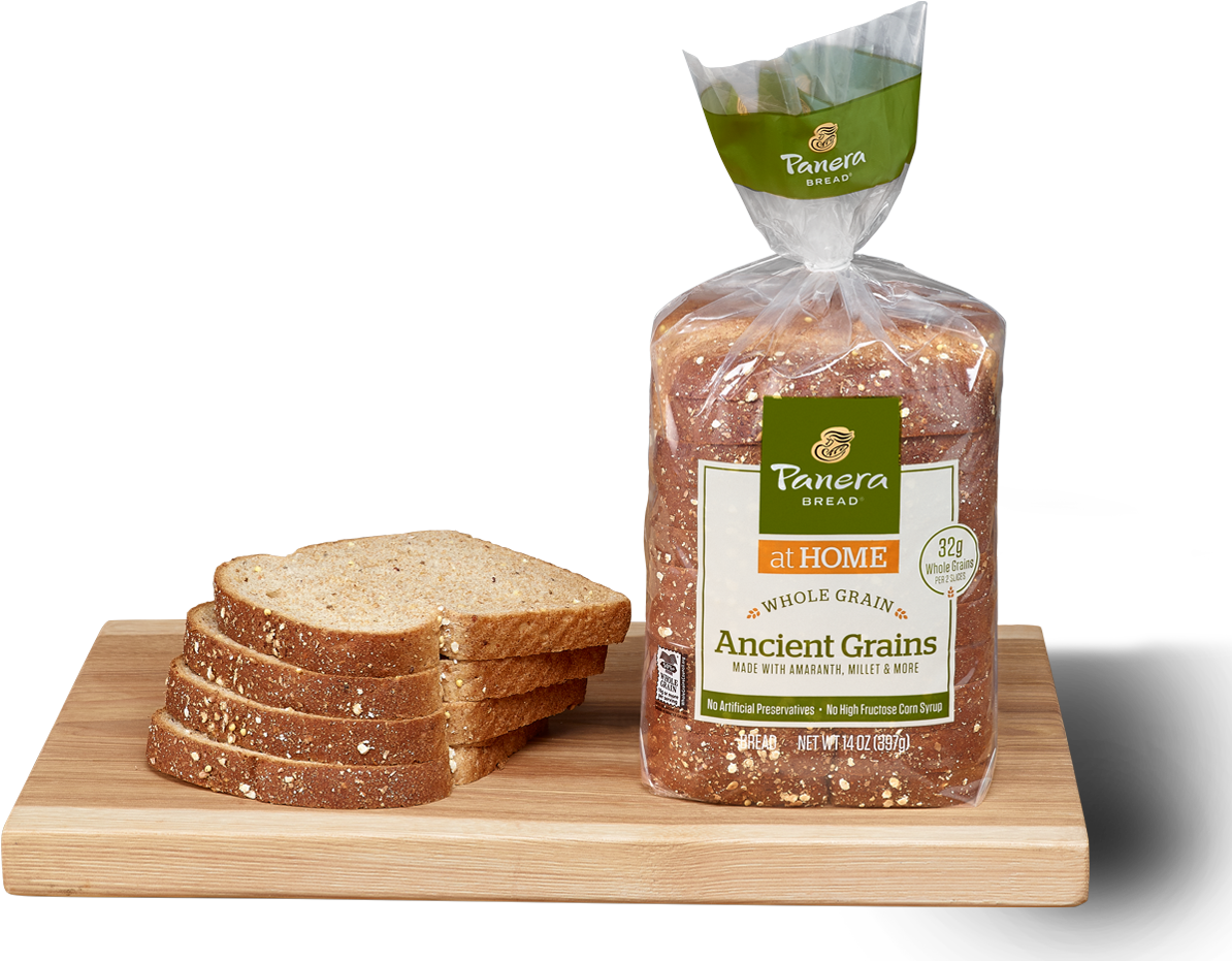 Whole Grain Ancient Grains Sliced Bread - Panera Bread Whole Grain Home (1280x993), Png Download