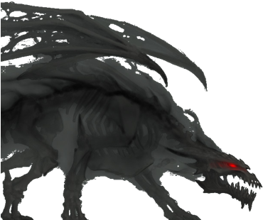 Dragon Of Shadow - Portable Network Graphics (378x333), Png Download