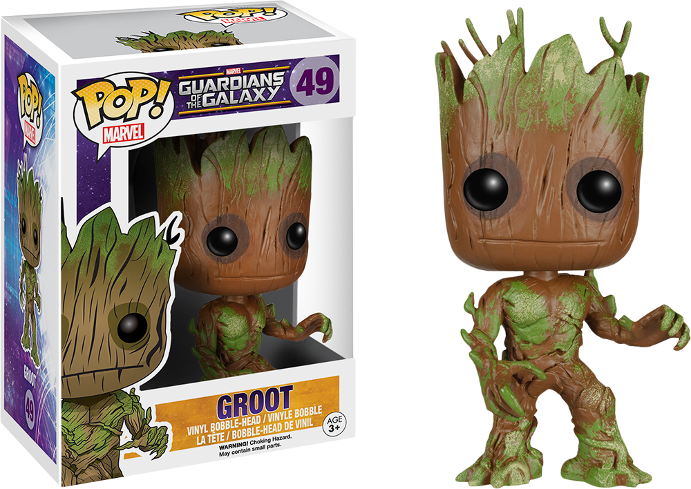 Mossy Groot Funko Pop (1000x708), Png Download