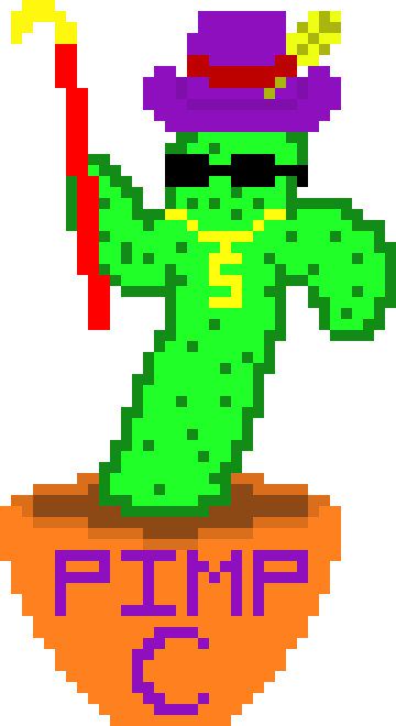 Pimp Cactus Finished - Illustration (360x660), Png Download