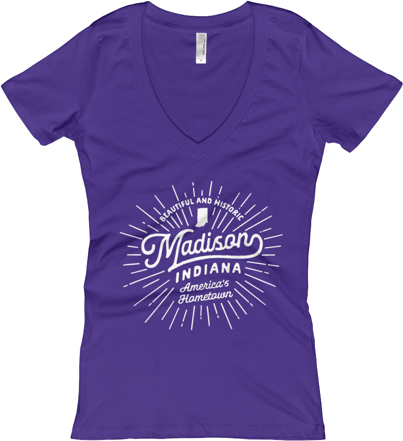 Madison Vintage Lines Women's - Adopt Don't Shop T Shirt | Rescue Dogs Matter Tee | (1000x1000), Png Download