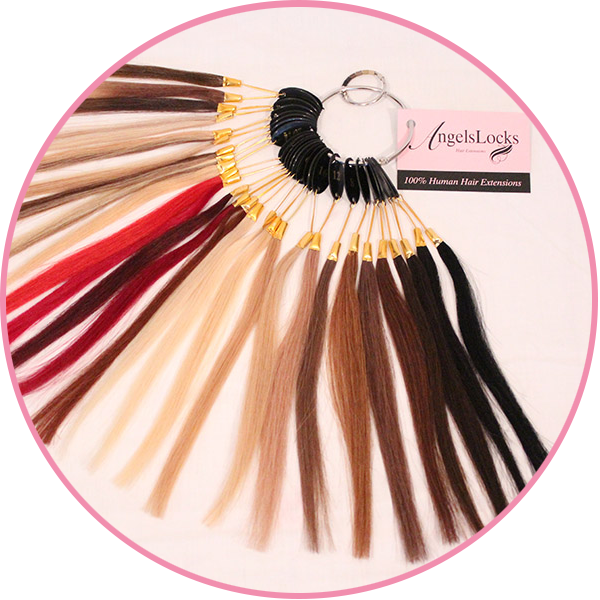Hair Extensions Circle - Angel Remy Extension Colour Chart (600x600), Png Download