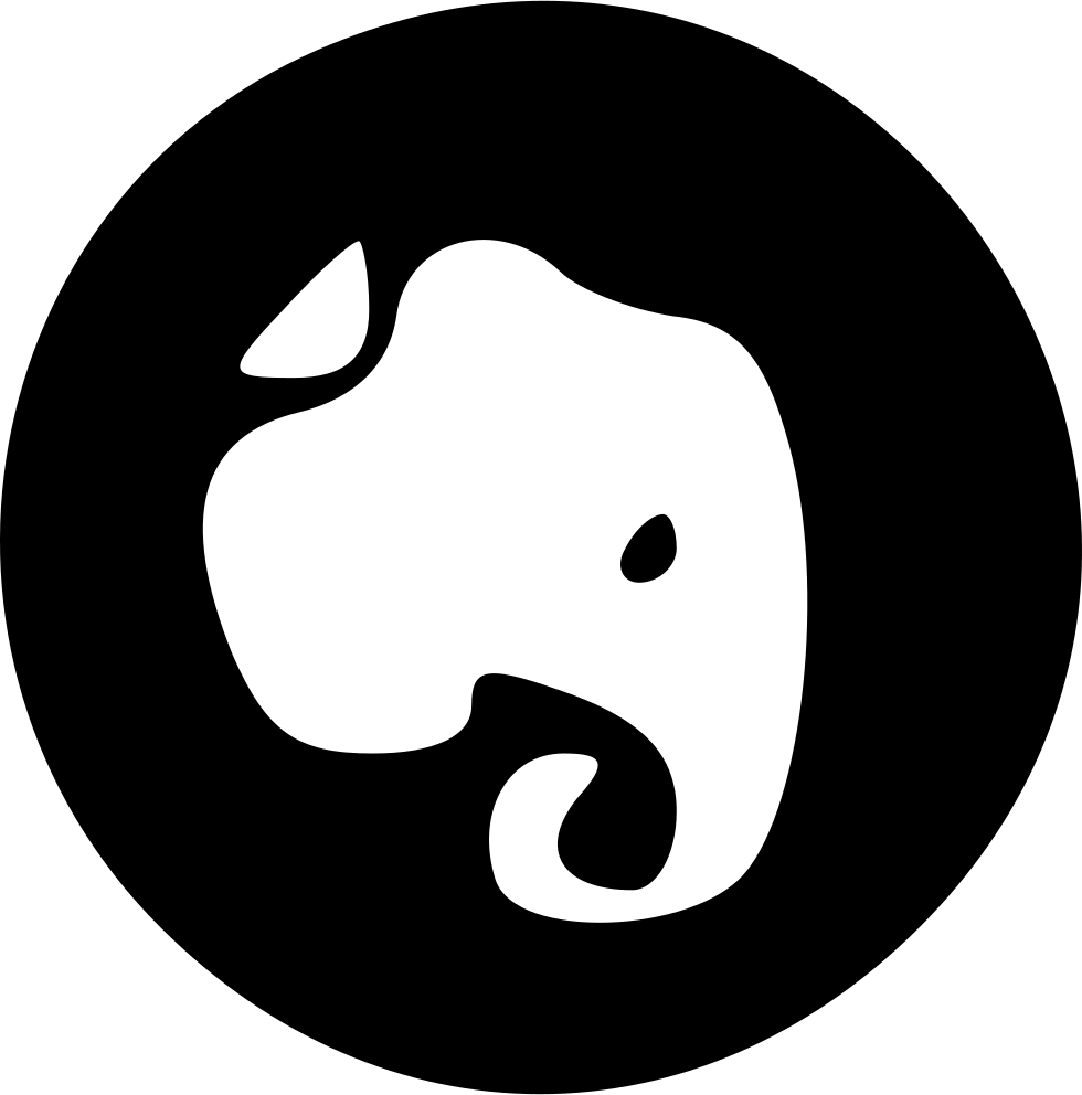 Evernote Comments - Blogger Logo Black And White Png (980x992), Png Download