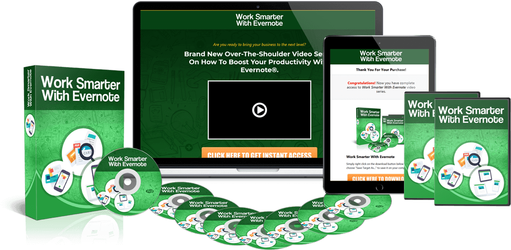 I Understand I'm Receiving Immediate Access To - Work Smarter With Evernote (1075x626), Png Download