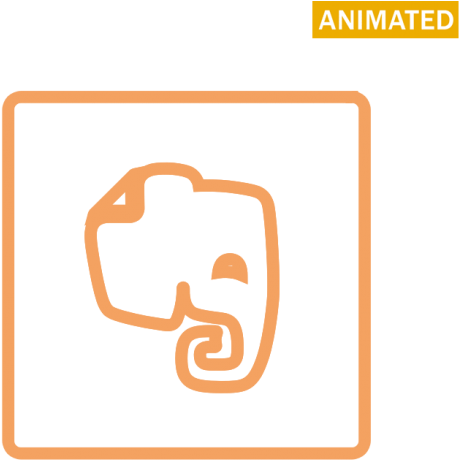 Evernote (548x548), Png Download