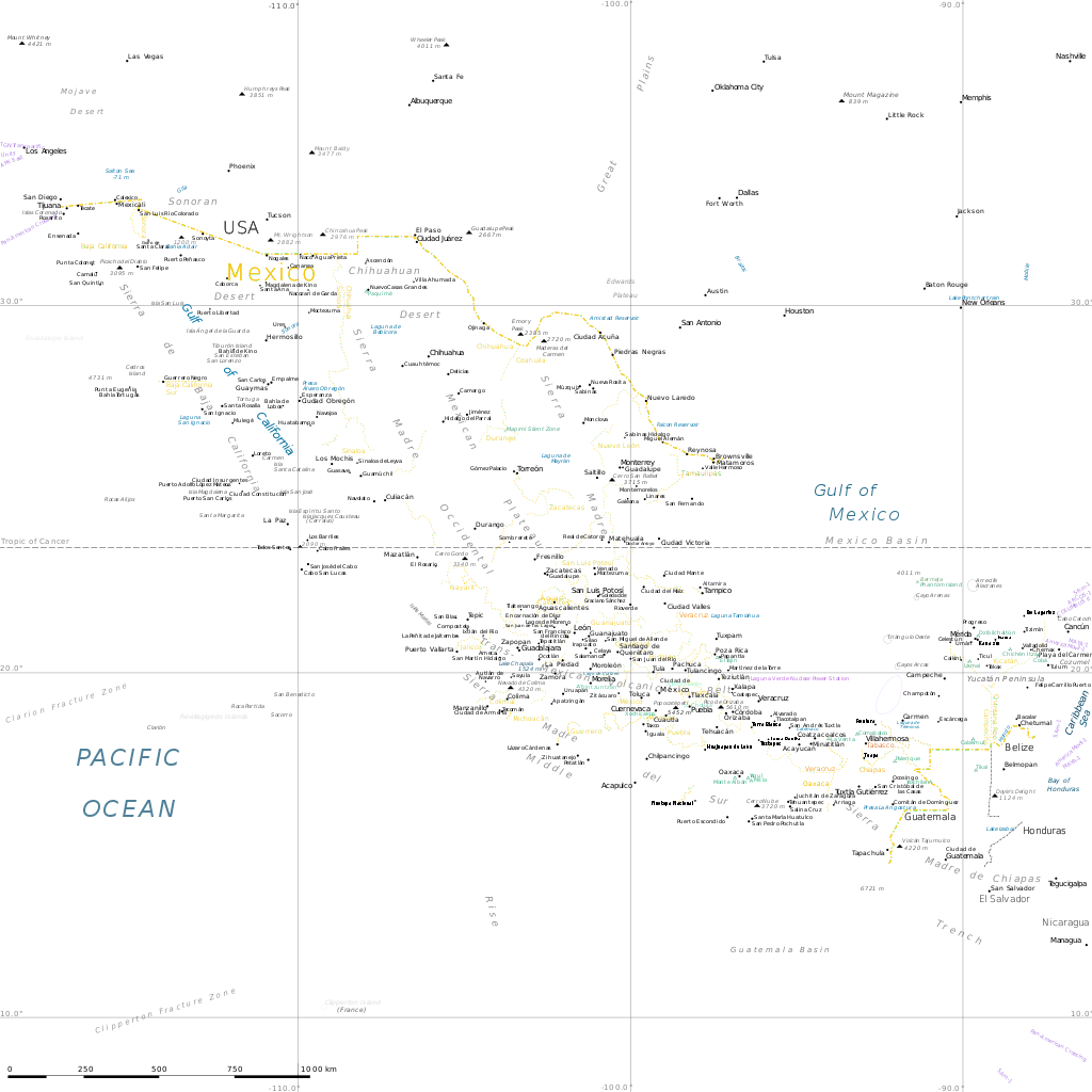 Mexico Terrain Nobackground - Document (1024x1024), Png Download