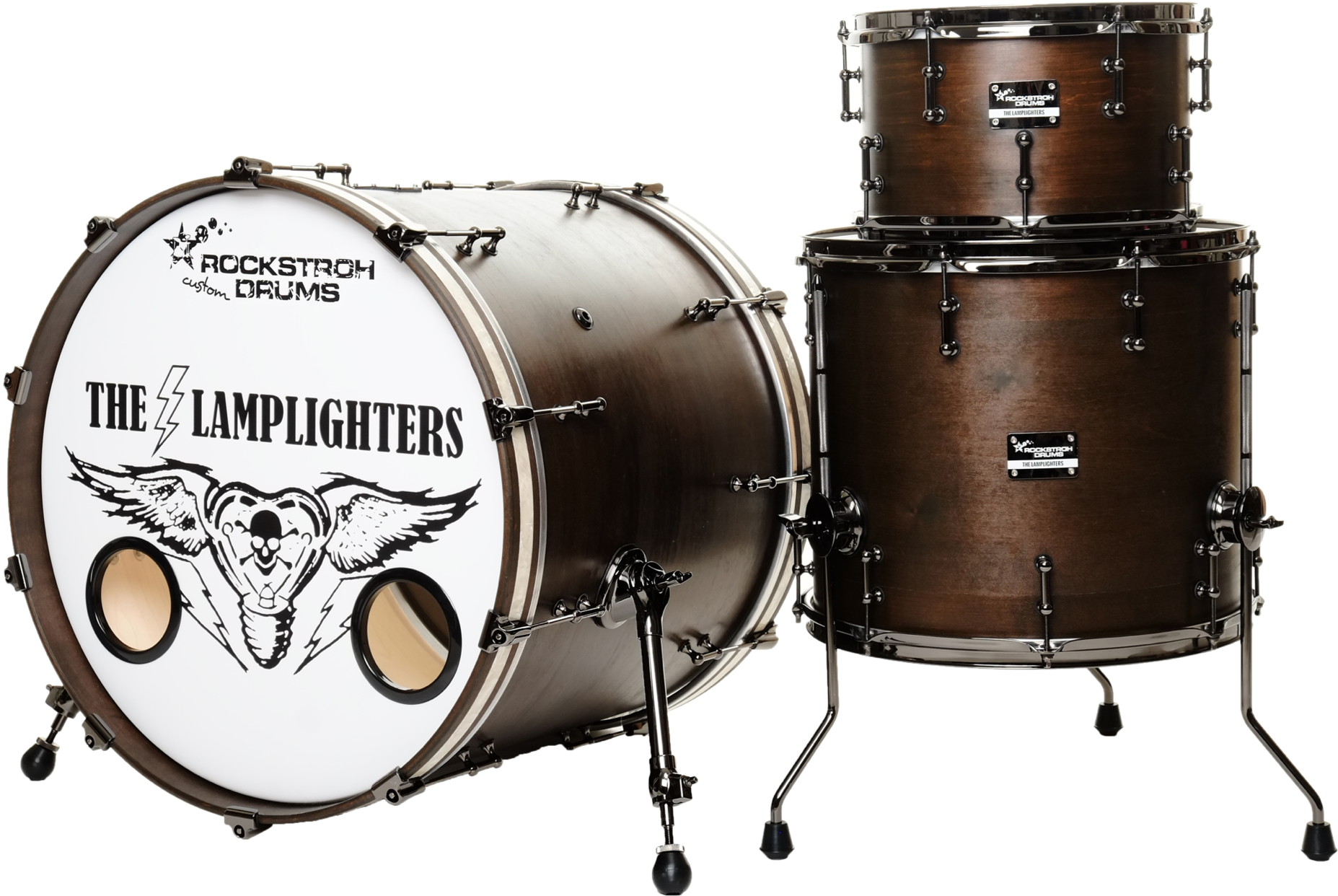 Lg Enrico Schleinitz Custom Set - Rockstroh Drums (1927x1286), Png Download