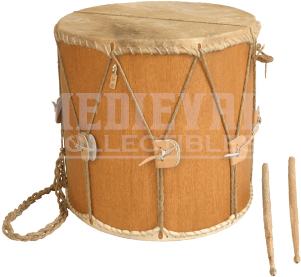 Medieval Drum 13 X - Musical Instruments Of Medieval Period (621x621), Png Download