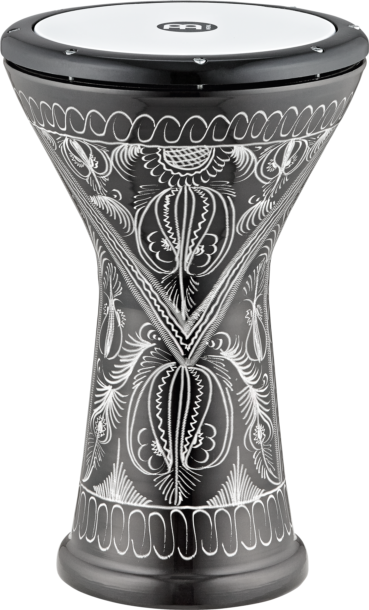 Aluminum Doumbek, Hand-engraved - Meinl He-3218 Bass Aluminium Doumbek Hand-engraved (3600x2700), Png Download