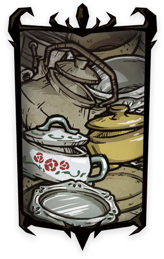 Pretty Pots Portrait Background - Don T Starve Culinarian Skin (324x511), Png Download