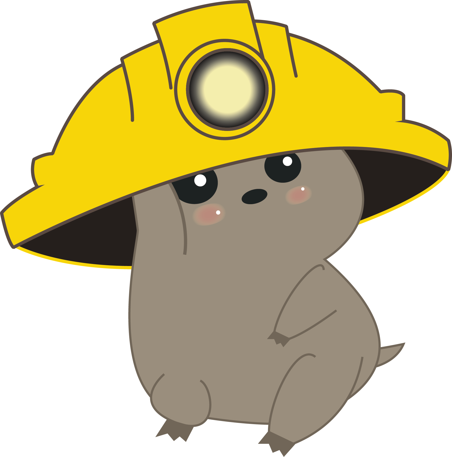 Mole - Cartoon Mole Transparent Png (1749x1766), Png Download