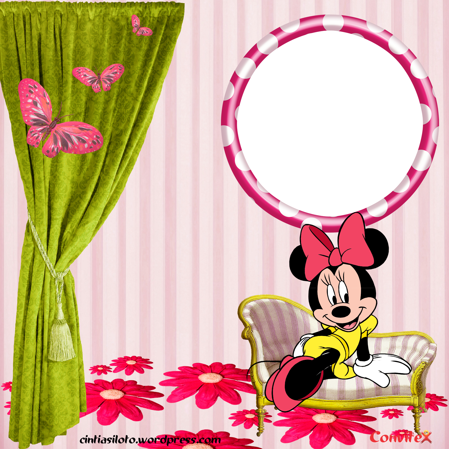 Convite Da Minnie Modelos De Convite Minie Kit Anivers - 2017 New Women's Handbags Fashion Shoulder Bags Messenger (1772x1772), Png Download