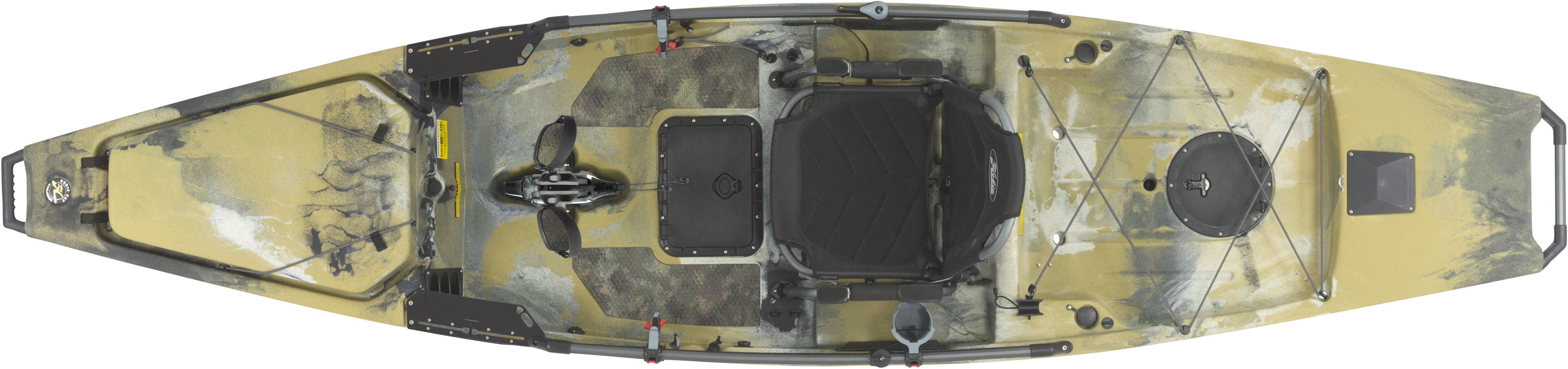 Mirage Pro Angler 14 Pedal Fishing Kayaks - Hobie Pro Angler 14 2018 (5000x1500), Png Download