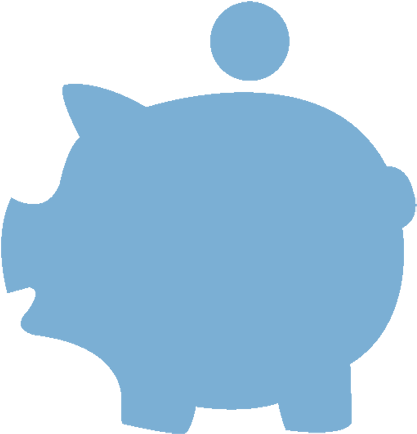 Piggy Bank With Coin - Bank (500x500), Png Download