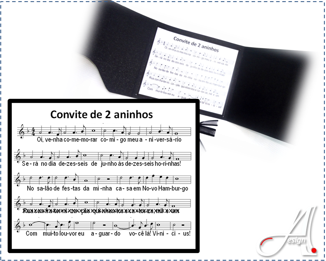 Papel De Parede Fundo Preto Notas Musicais Png ~ Design - Document (1115x893), Png Download