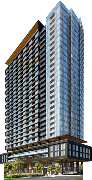 Zen King West - Zen King West Condos (390x620), Png Download
