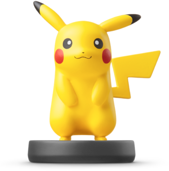 Amiibo Pikachu - Super Smash Bros Amiibo Pikachu (475x480), Png Download