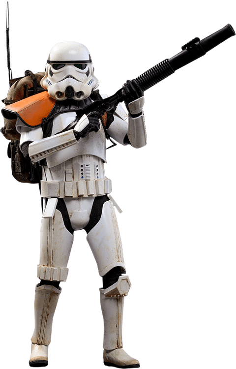 Hot Toys Stormtrooper Jedha Patrol Sixth Scale Figure - Stormtrooper Jedha Patrol (480x750), Png Download