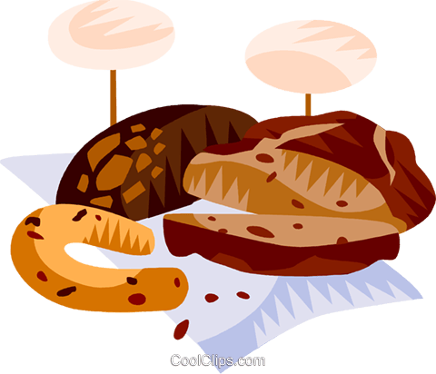 German Bread Royalty Free Vector Clip Art Illustration - Clip Art (480x412), Png Download