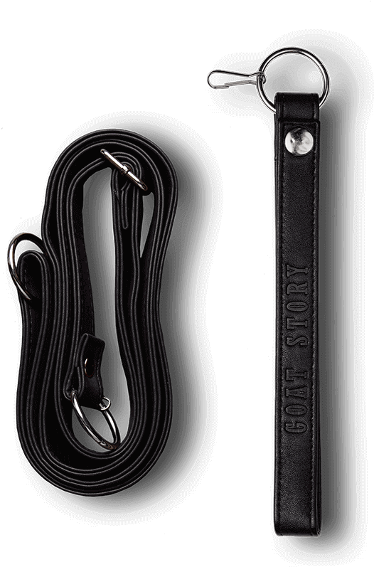 Goat Mug Straps - Goat Story Mug, Real Leather, 16 Oz, Black (1000x1000), Png Download