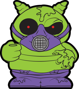 Stink-bug - Grossery Gang Vile Fire Ant (335x378), Png Download