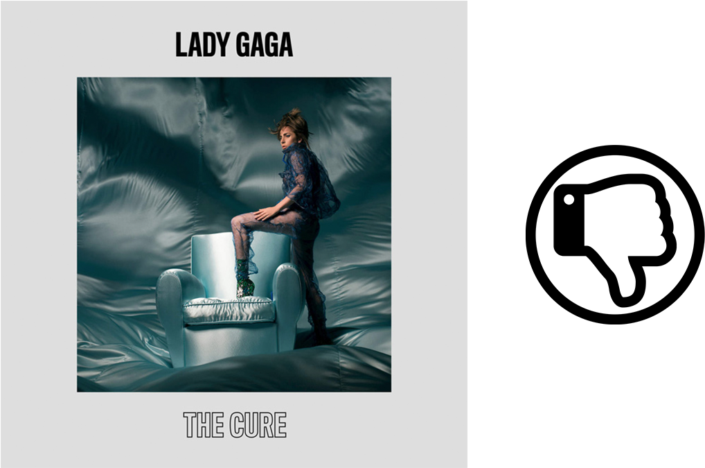 Cure Thumb Down - Lady Gaga The Cure Mp3 (1044x704), Png Download