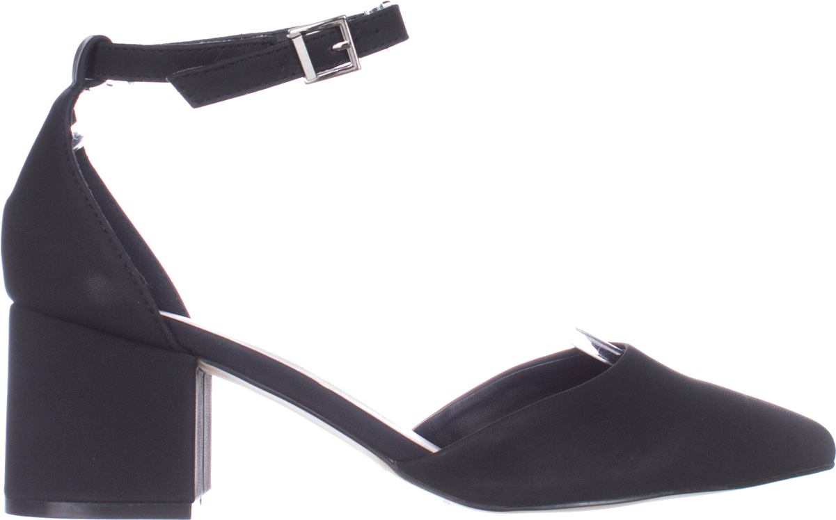 Call It Spring Trivio Ankle Strap Heels Black 4 - Call It Spring Trivio Ankle Strap Block Heel Sandals, (1200x1200), Png Download