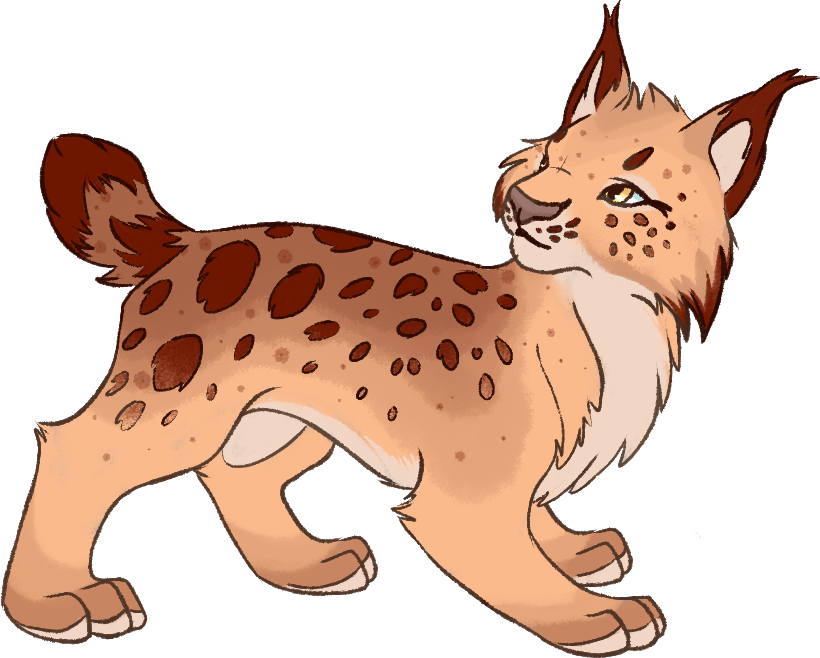 Download Lynx Animal Mammal Fursona Furry Feline Furry Artist - Kitten PNG ...