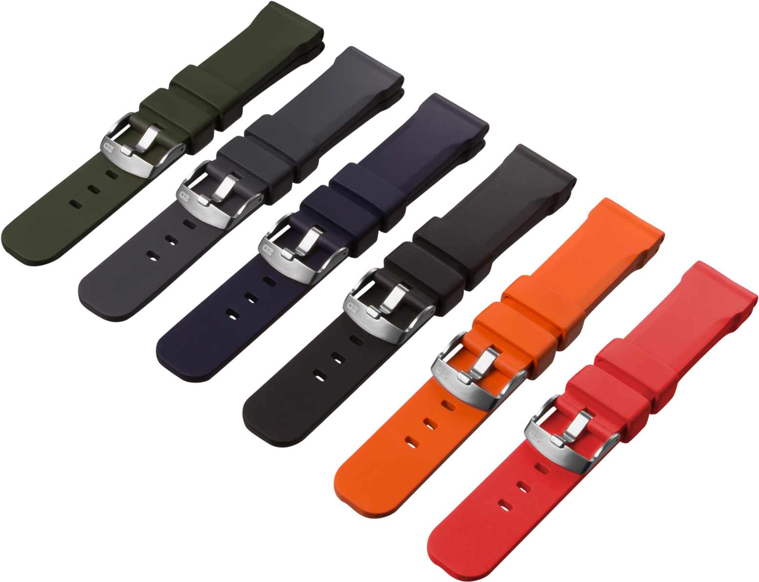 Zuludiver 317 Rubber Strap - Watch (1600x1600), Png Download