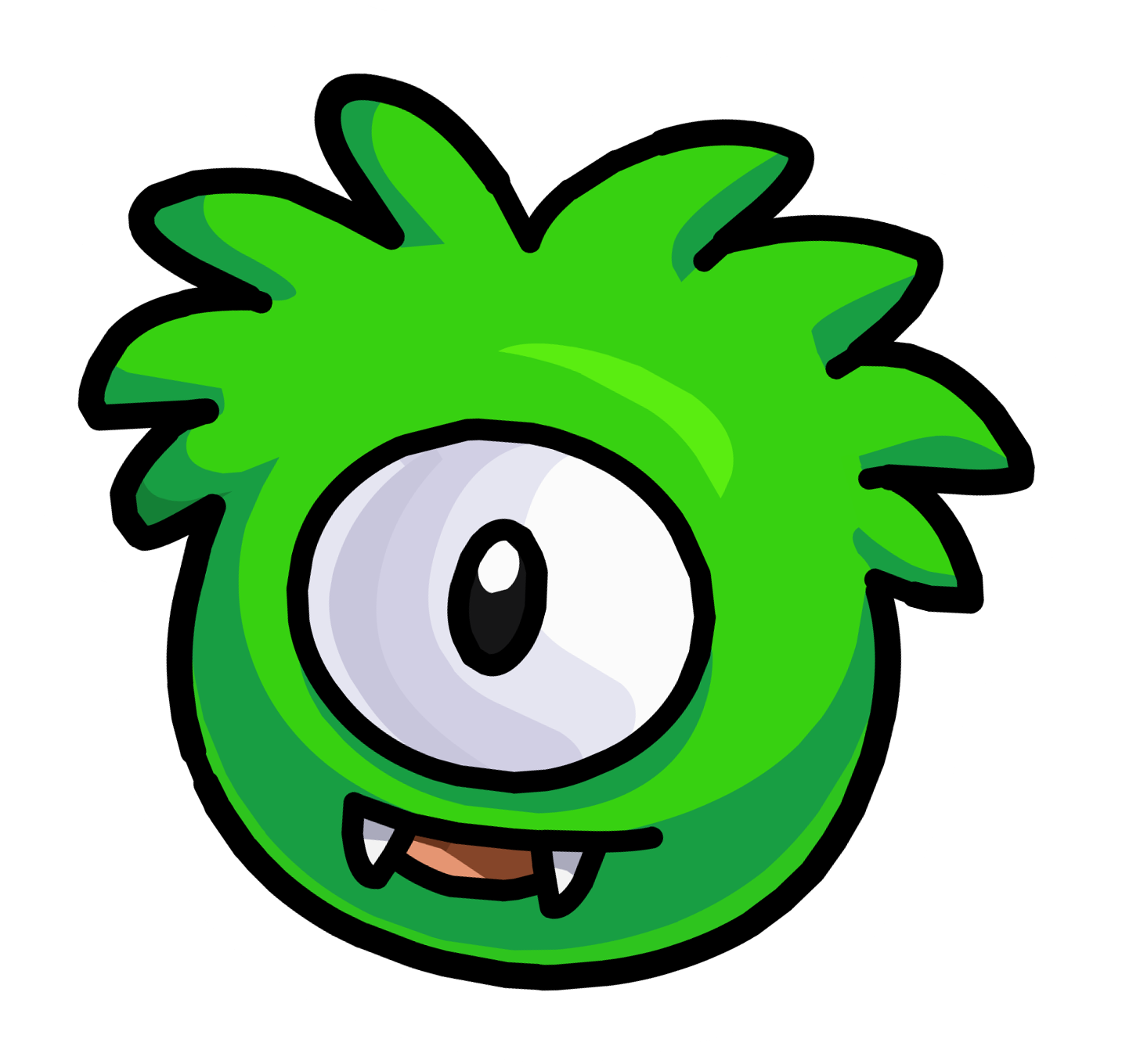 Green Alien Puffle Coming Soon - Club Penguin Monster Puffle (1433x1360), Png Download