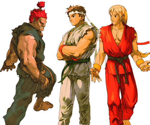Transparent Street Fighter Ken Ryu Marvel Vs Capcom - Marvel Vs. Capcom 2: New Age Of Heroes (500x417), Png Download