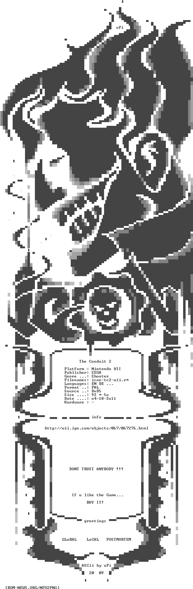 The Conduit 2 Pal Wii-icon - Poster (632x1920), Png Download