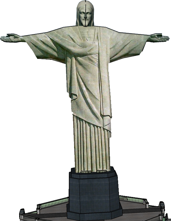 Cristo Redentor - Christ The Redeemer (598x773), Png Download