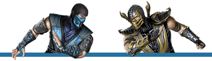 Best Friends, Rivals And Sparring Partners - Sub Zero Mk9 (699x202), Png Download