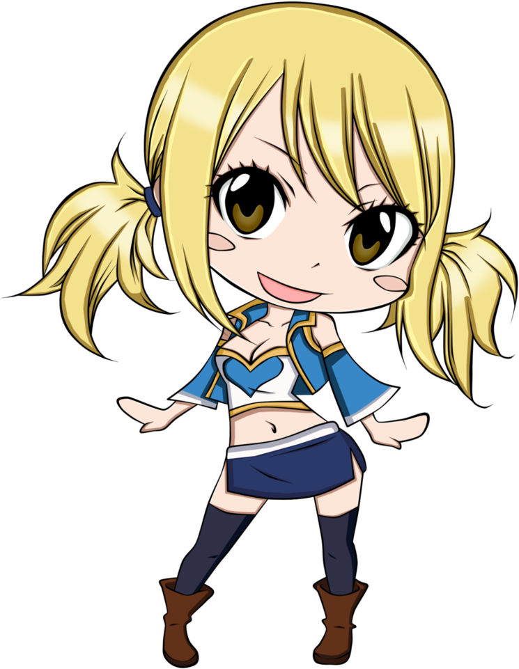Fairy Tail Chibi Mira Download - Lucy Heartfilia Chibi (795x1005), Png Download