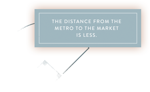 The Red And Purple Metro Lines To - Diagram (1300x619), Png Download