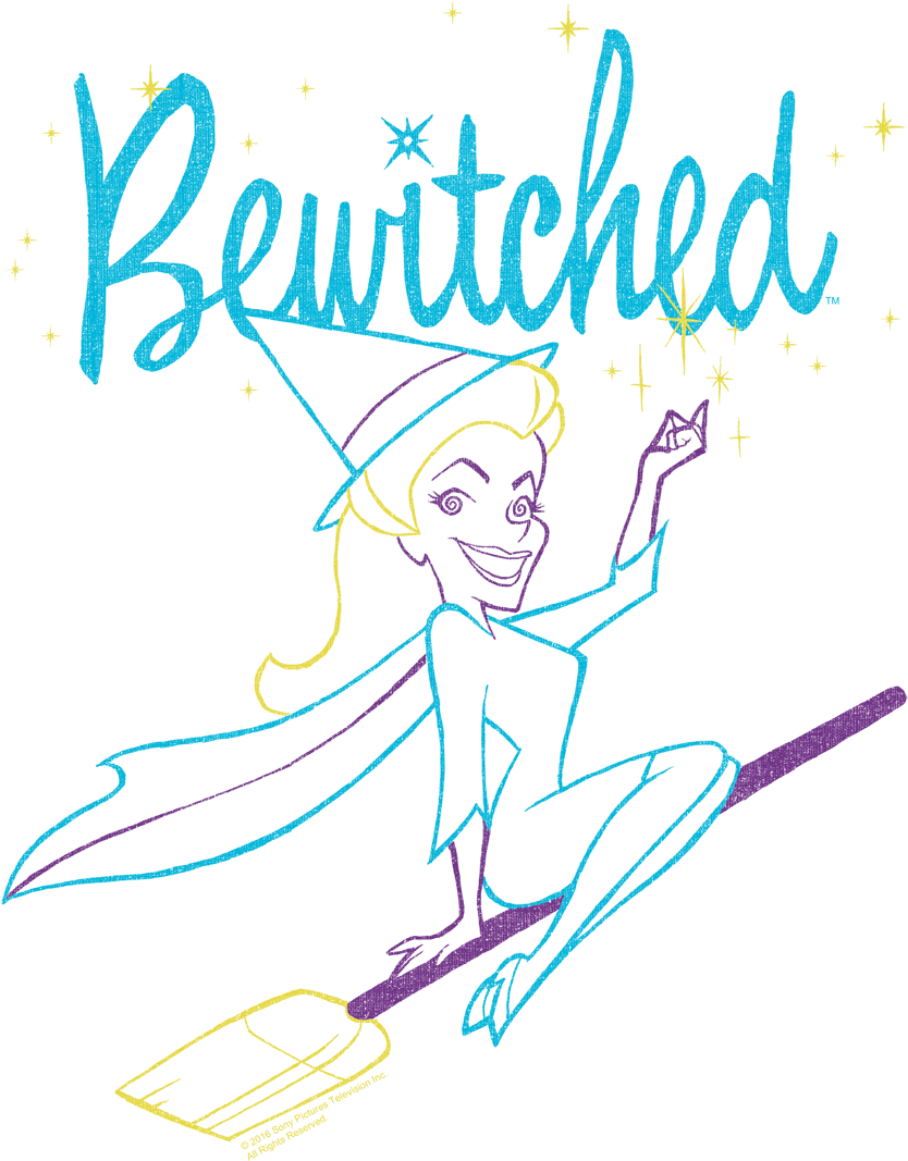 Bewitched Neon Lines Pullover Hoodie - Bewitched: The Complete Box Set (dvd) (850x1104), Png Download