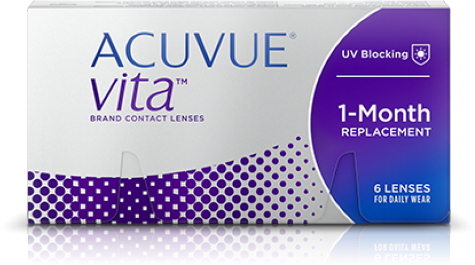 Acuvue® Vita® 6 Pack By Johnson & Johnson - Acuvue Vita Contact Lens (940x587), Png Download
