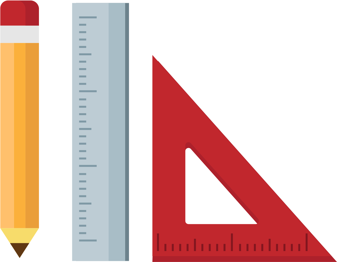 Open - Pencils Flat Icon Png (2000x2000), Png Download