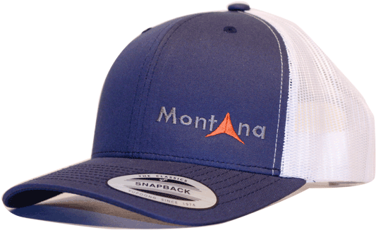 Aspinwall Granite Lone Peak Navy White Burnt Orange - Baseball Cap (672x800), Png Download