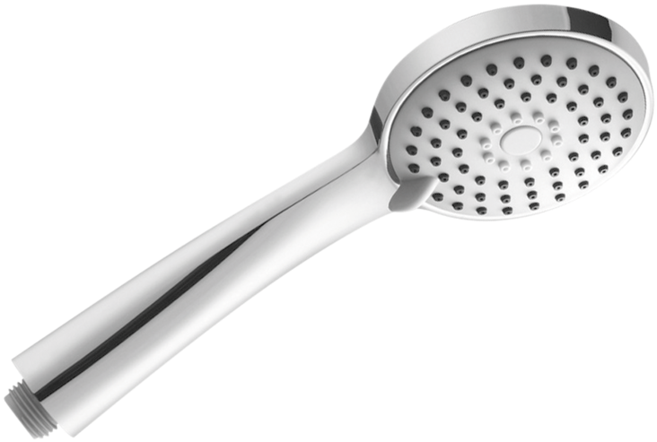 Chrome-plated Shower Head With 3 Jets, M1/2 - Delabie Chrome-plated 3 Jet Shower Head M1/2 813 (600x600), Png Download