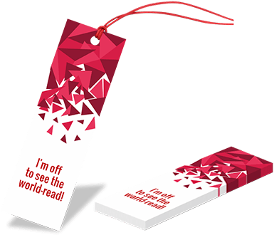 Die-cut Bookmarks - Bookmark Printing (482x350), Png Download