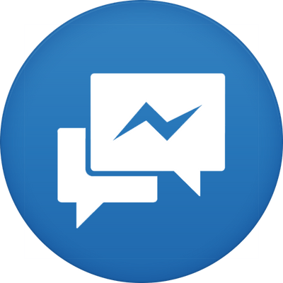 Icono Círculo Messenger - Contact Email (400x400), Png Download