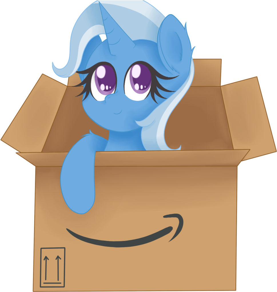 #1562472 - Amazon - Com, Artist - Zlight, Box, Cute, - Amazon Transparent Background (1109x1024), Png Download