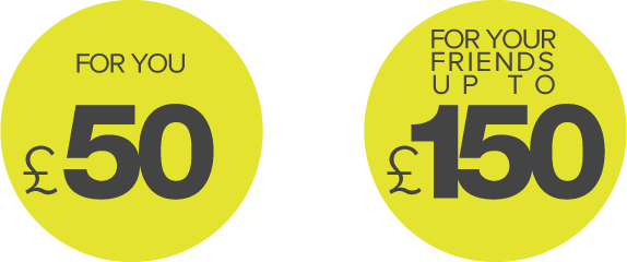 Invite A Friend And Get Rewarded When He Makes A Trade - Finecobank (574x240), Png Download