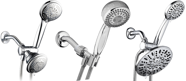 Quadcopter Reviews Best High Pressure Shower Heads - Aquadance Combo: 4 Inch Handheld Shower & 7 Inch (800x325), Png Download